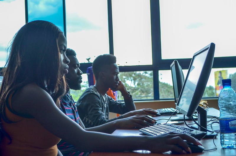 How has COVID-19 affected students studying at online universities?